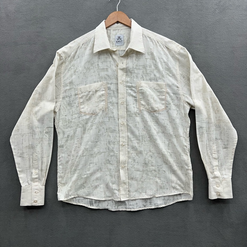 Envy Evolution Men's XXL Button Down Long Sleeve Fashion Dress Casual Shirt NWOT
